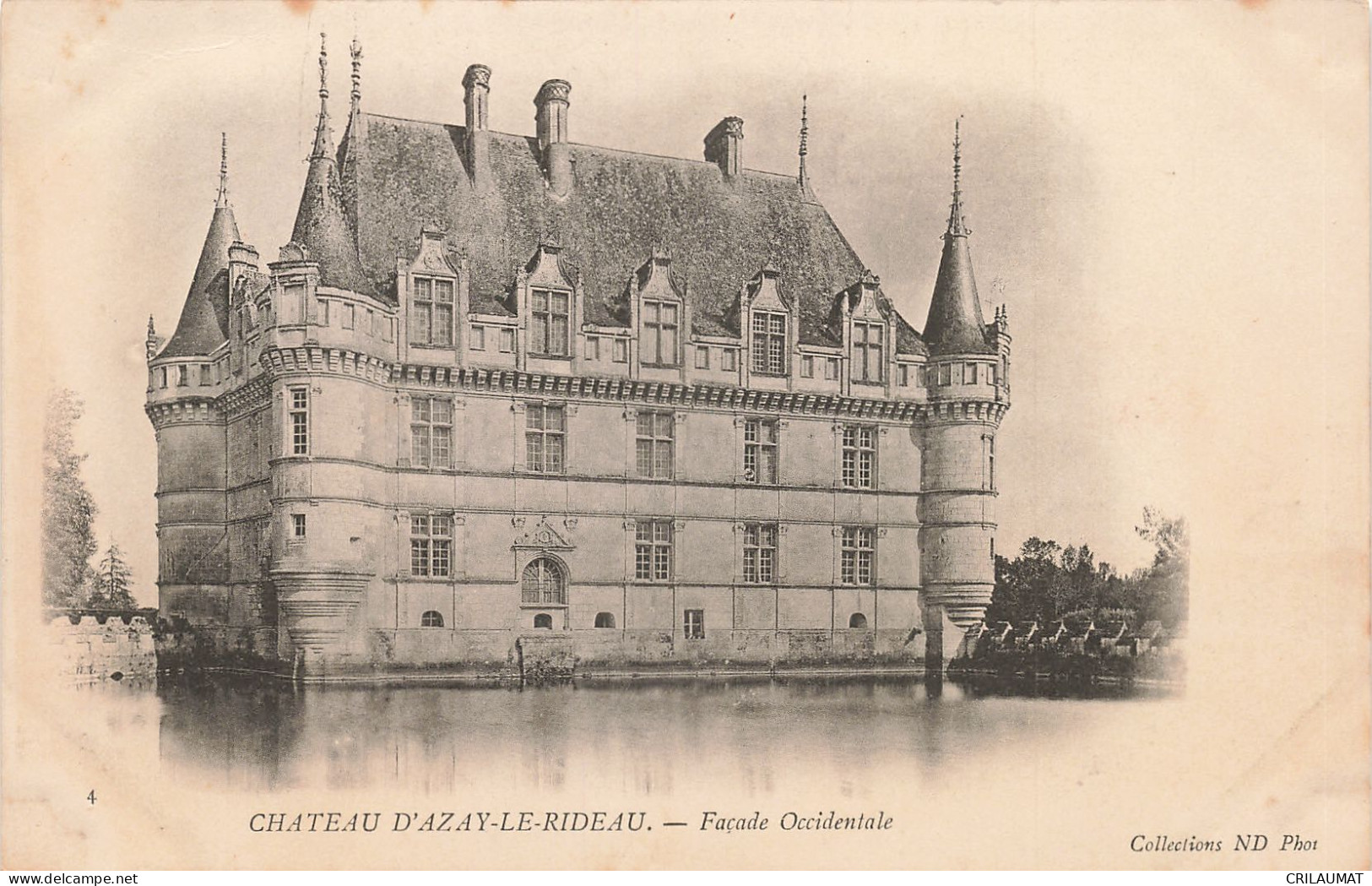 37-AZAY LE RIDEAU LE CHÂTEAU-N°T5279-A/0139 - Azay-le-Rideau