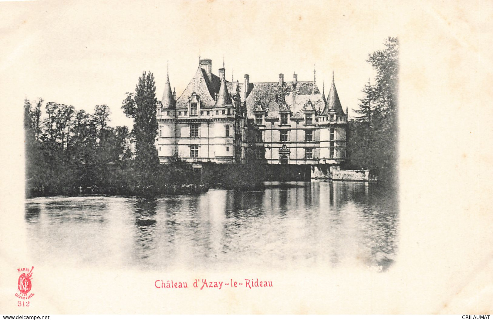 37-AZAY LE RIDEAU LE CHÂTEAU-N°T5279-A/0141 - Azay-le-Rideau