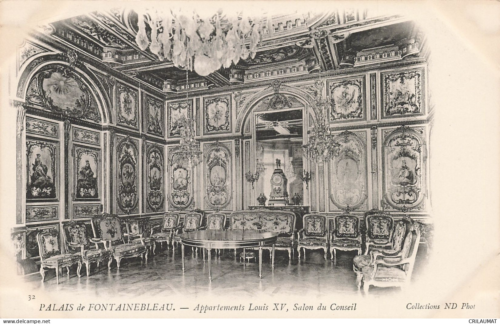 77-FONTAINEBLEAU LE PALAIS SALON DU CONSEIL-N°T5279-A/0109 - Fontainebleau