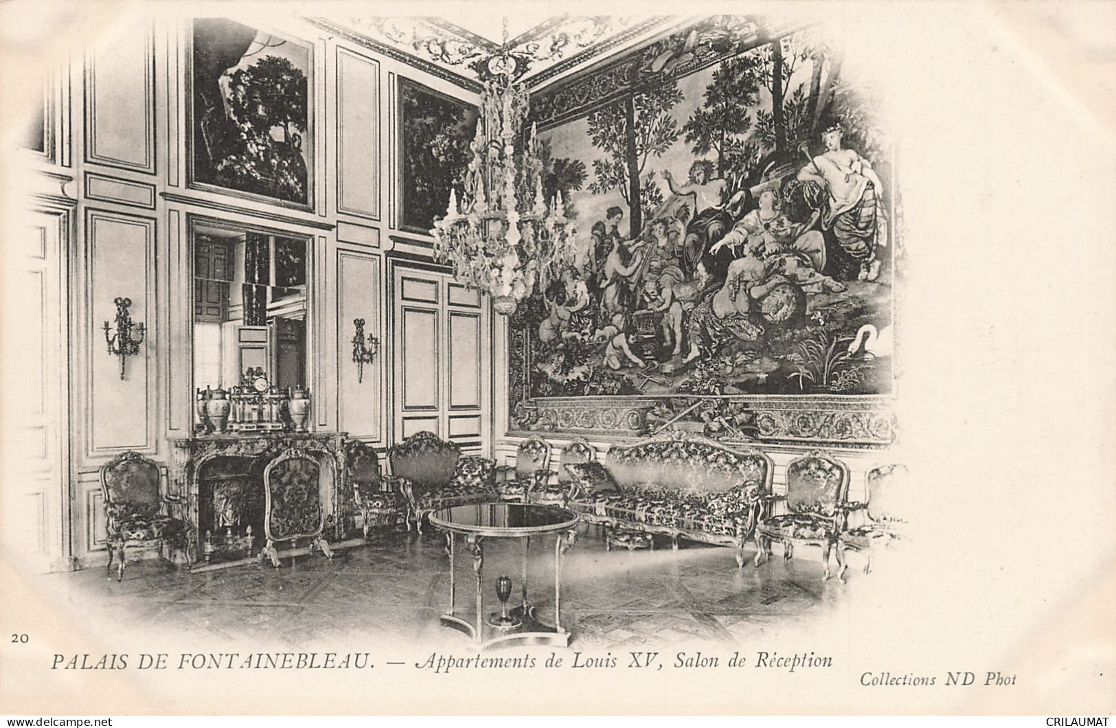 77-FONTAINEBLEAU LE PALAIS APPARTEMENT DE LOUIS XV-N°T5279-A/0095 - Fontainebleau