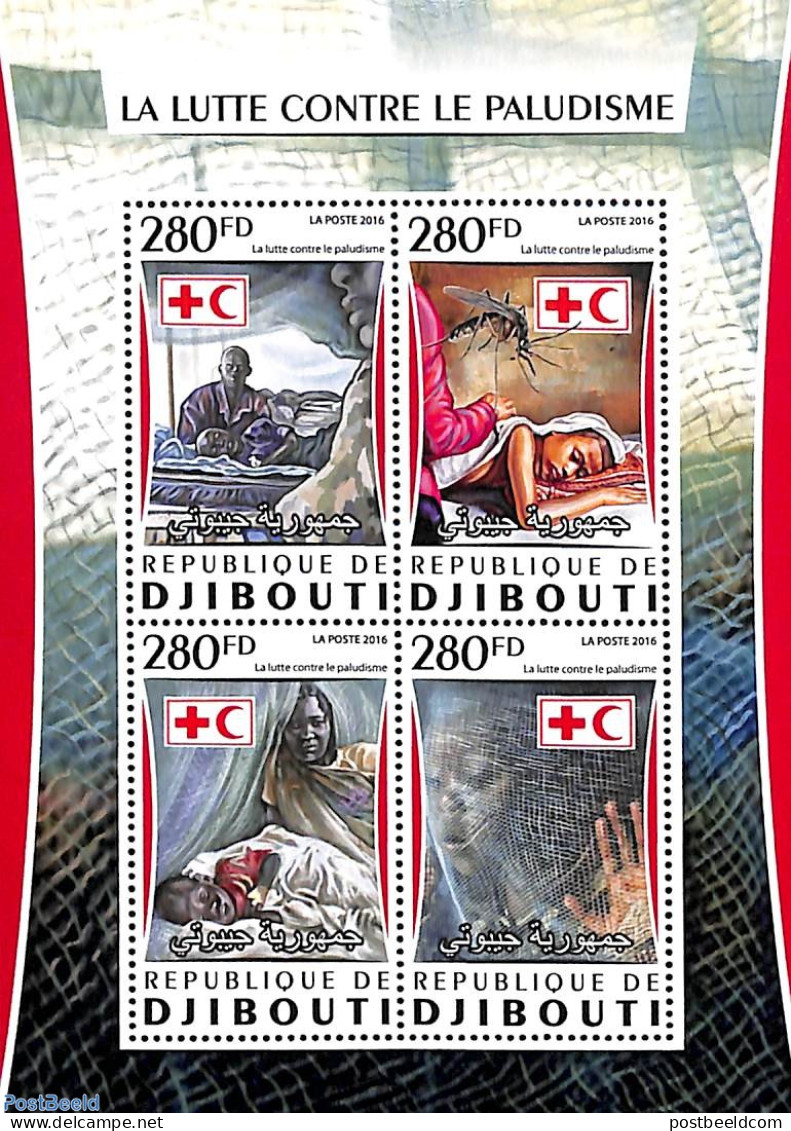 Djibouti 2016 Red Cross 4v M/s, Mint NH, Health - Red Cross - Croix-Rouge
