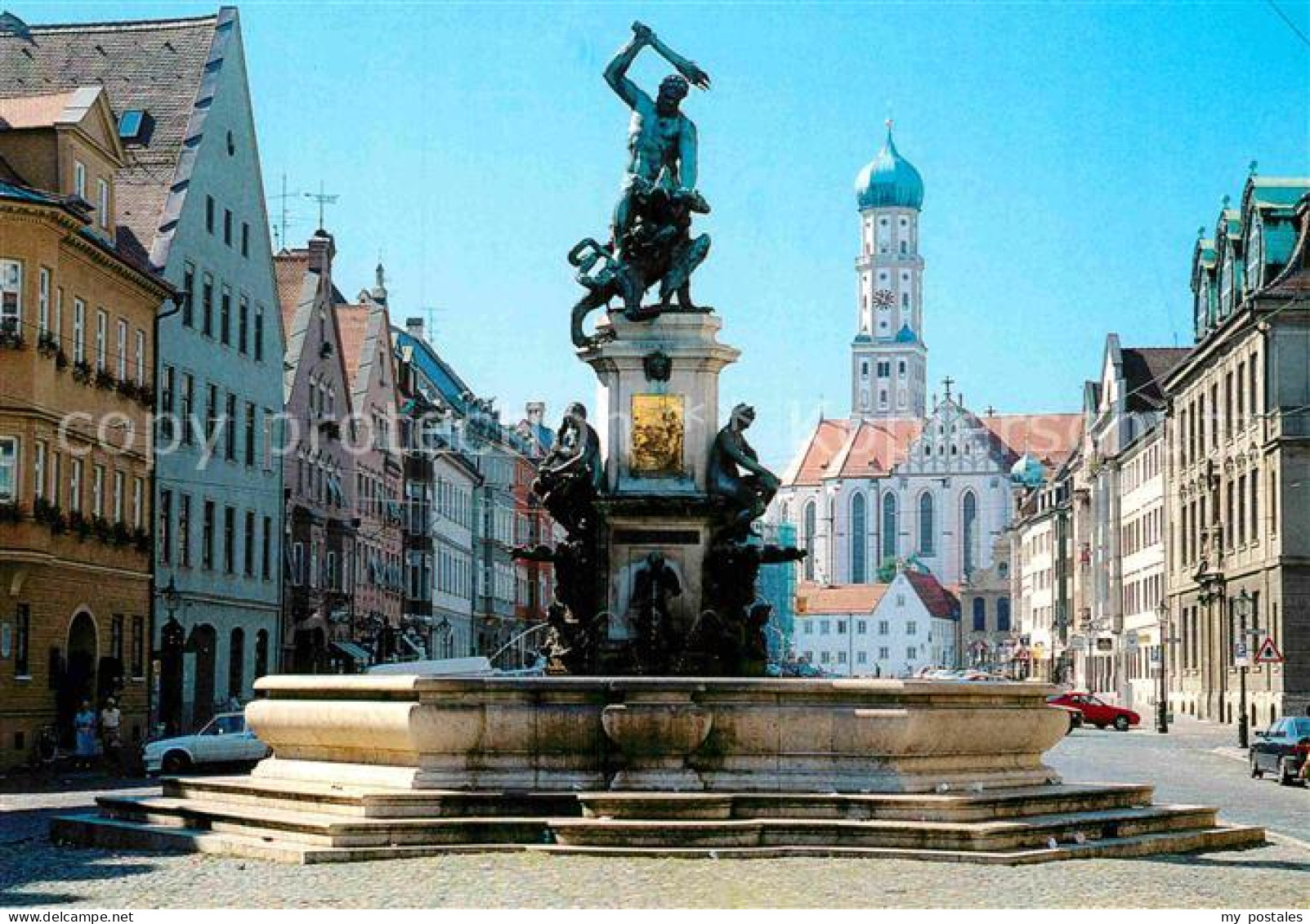 72852713 Augsburg 2000 Jahre Herkulesbrunnen Basilika St Ulrich Und Afra Augsbur - Augsburg