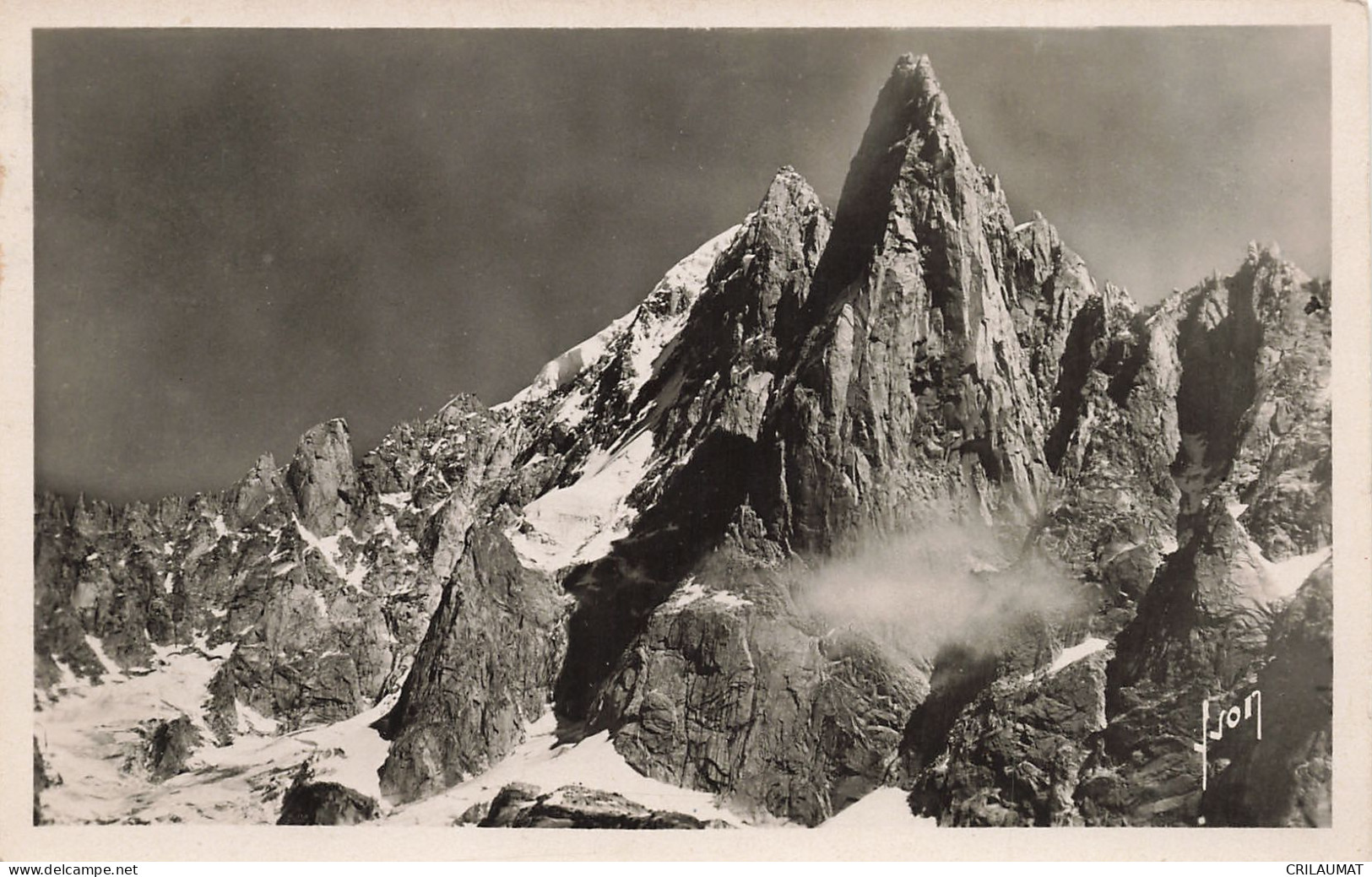 74-CHAMONIX AIGUILLE DU DRU -N°T5278-H/0297 - Chamonix-Mont-Blanc