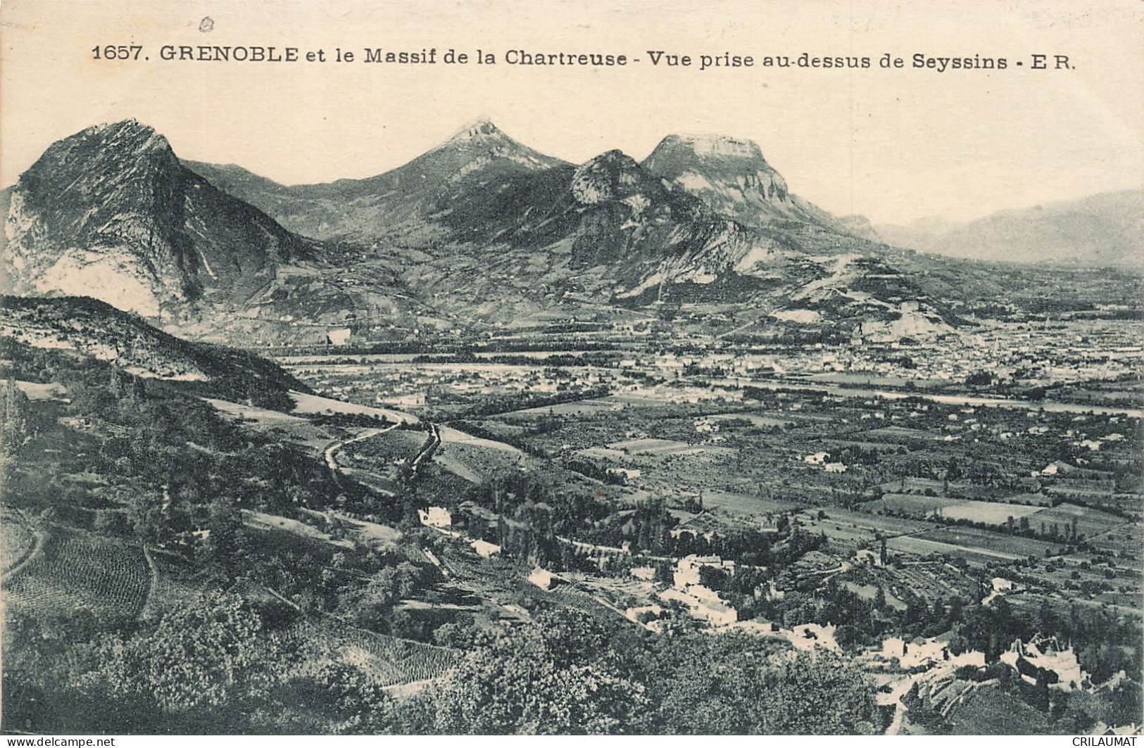 38-GRENOBLE ET LE MASSIF DE LA CHARTREUSE-N°T5278-H/0237 - Grenoble