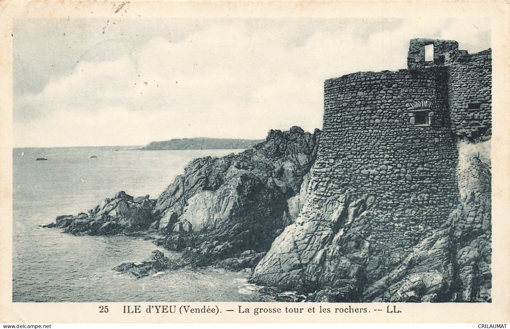 85-ILE D YEU LA GROSSE TOUR ET LES ROCHERS-N°T5278-H/0055 - Ile D'Yeu