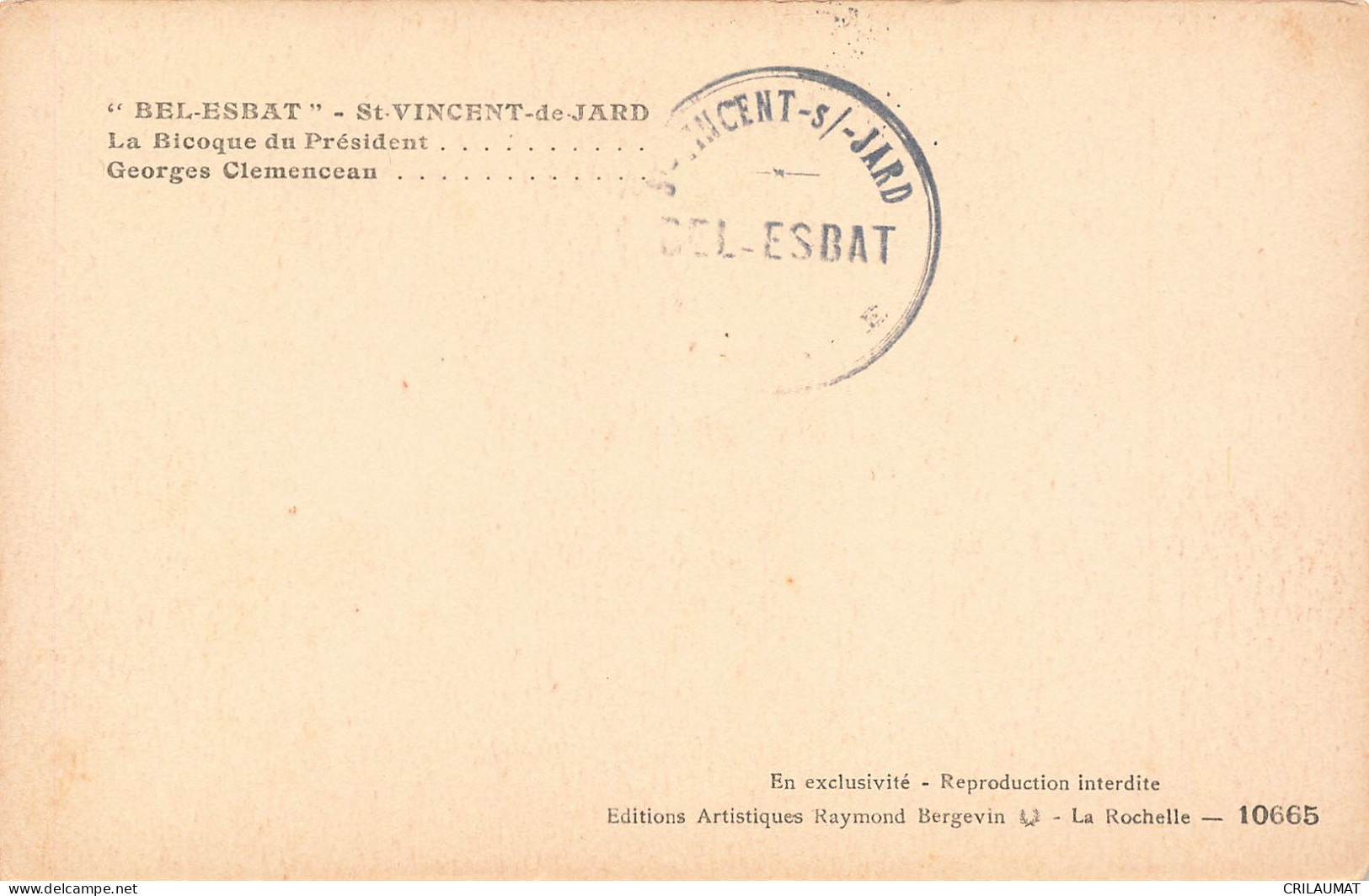 85-SAINT VINCENT DE JARD-N°T5279-D/0373 - Other & Unclassified