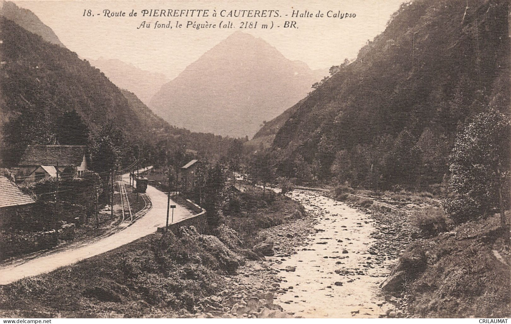 65-ROUTE DE CAUTERETS A PIERREFITTE LE PEGUERE-N°T5279-D/0321 - Autres & Non Classés