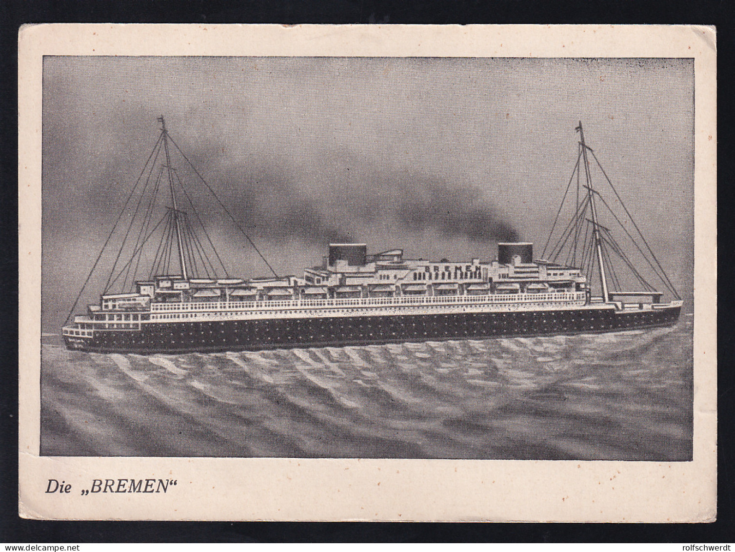 Dampfer "Bremen" - Steamers