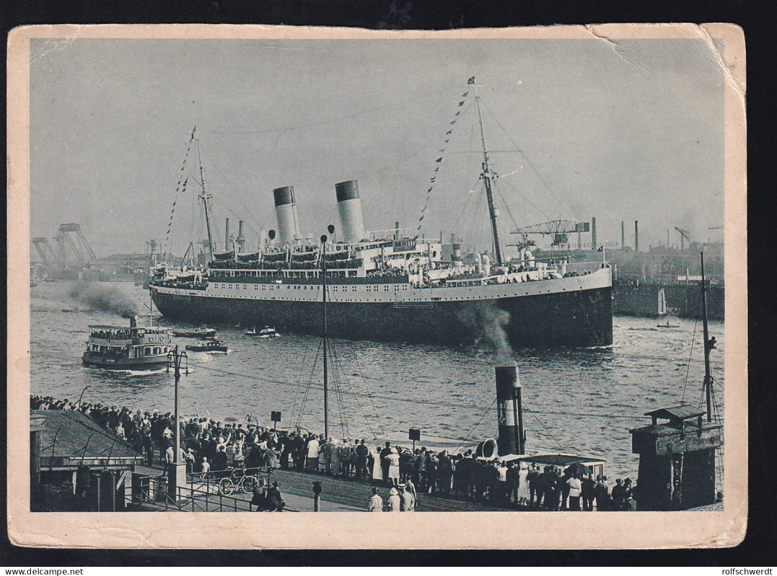 MS "Monte Olivia" Der HSDG, Karte Mängel - Steamers