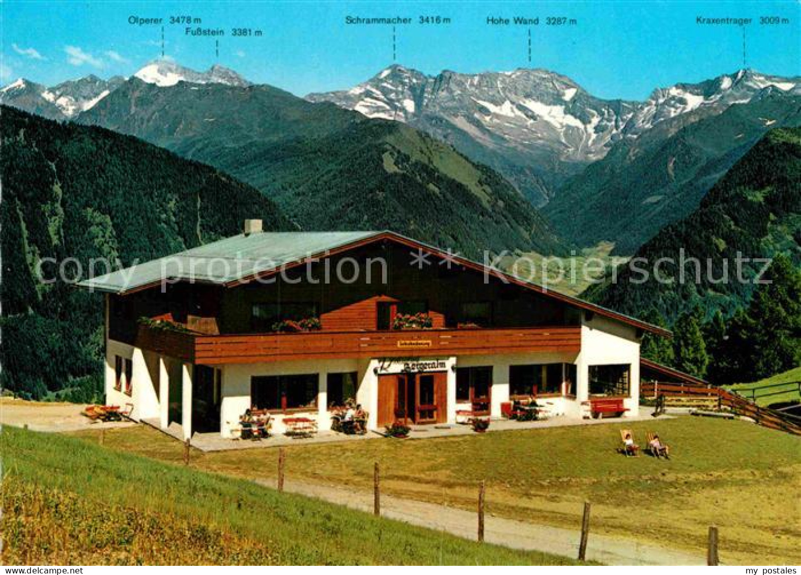 72852686 Steinach Brenner Tirol Bergrestaurant Bergeralm Alpenpanorama Steinach  - Other & Unclassified