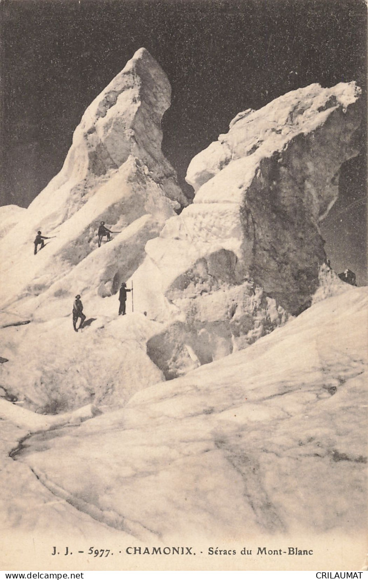 74-CHAMONIX SERACS DU MONT BLANC -N°T5279-D/0027 - Chamonix-Mont-Blanc