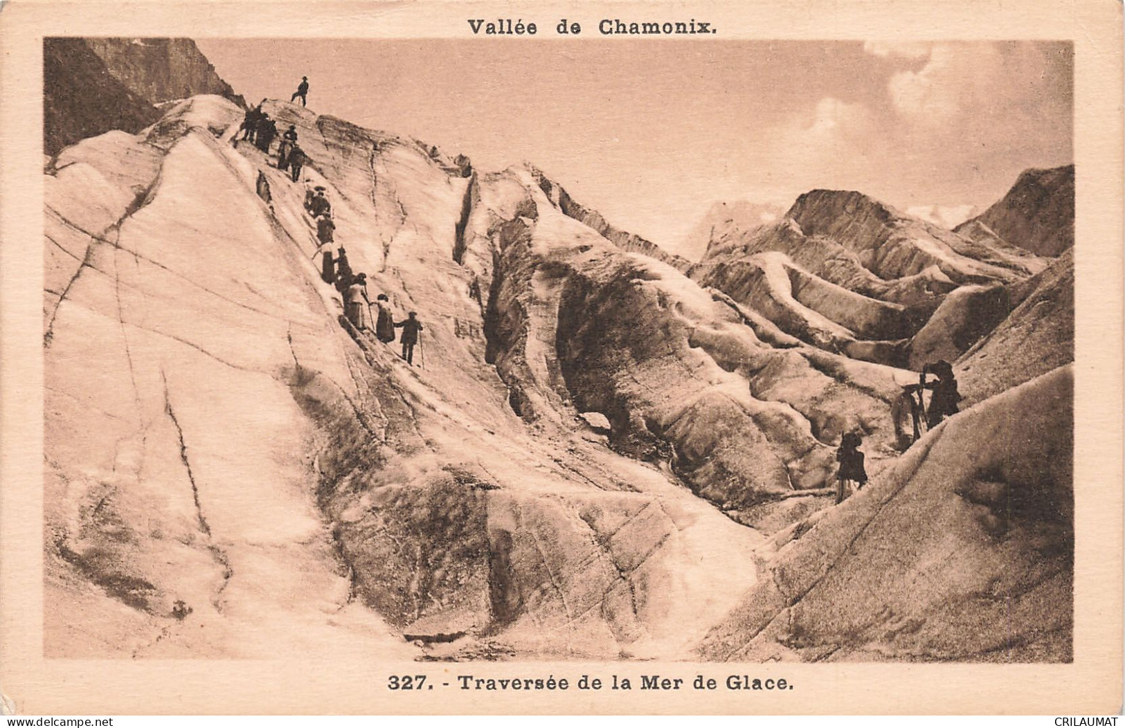 74-CHAMONIX MONT BLANC TRAVERSEE DE LA MER DE GLACE-N°T5279-D/0021 - Chamonix-Mont-Blanc