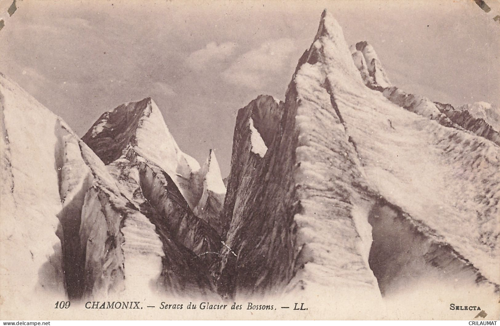 74-CHAMONIX SERACS DU GLACIER DES BOSSONS-N°T5279-D/0013 - Chamonix-Mont-Blanc