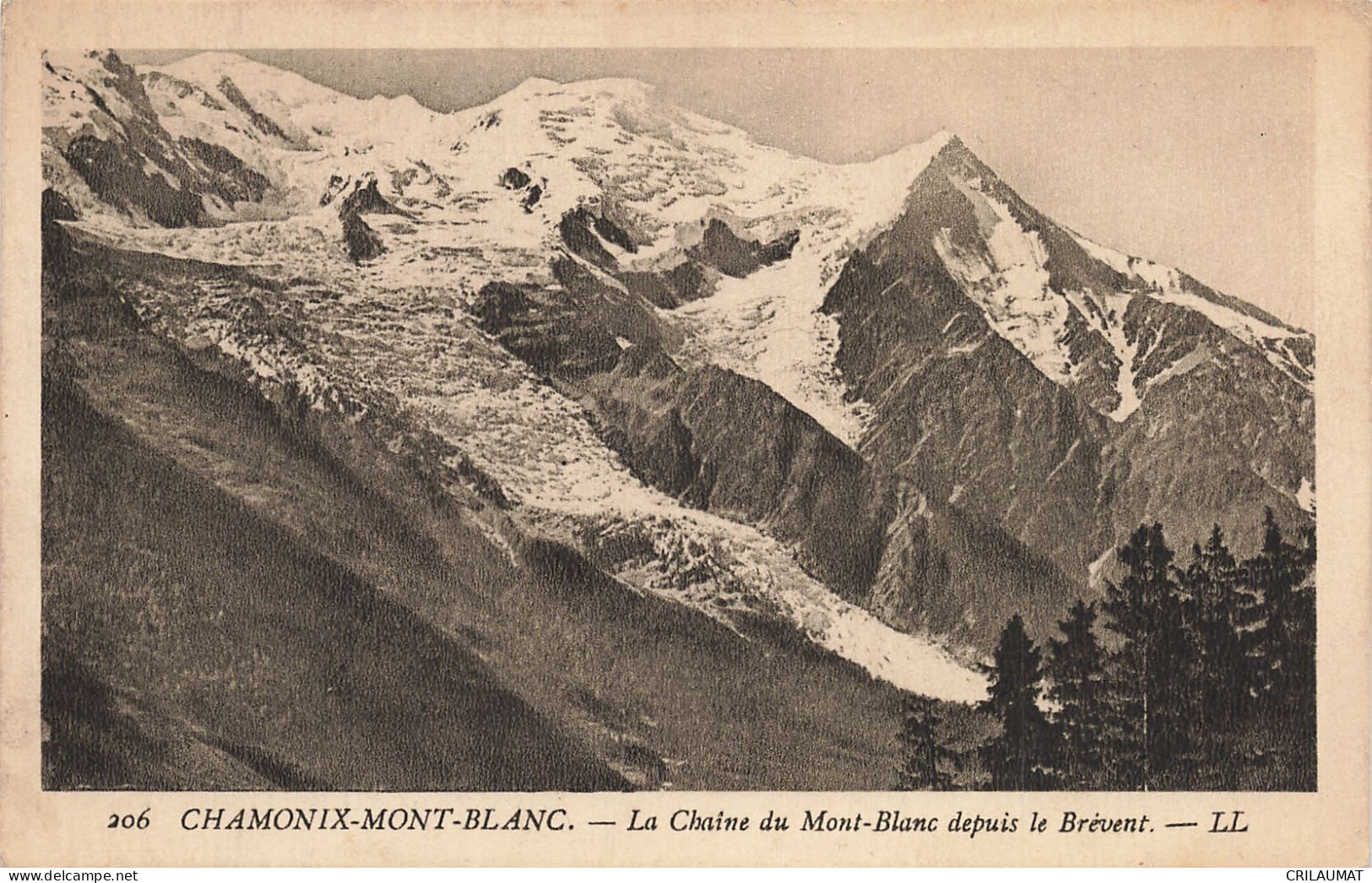 74-CHAMONIX MONT BLANC LA CHAINE DU MONT BLANC-N°T5279-D/0019 - Chamonix-Mont-Blanc