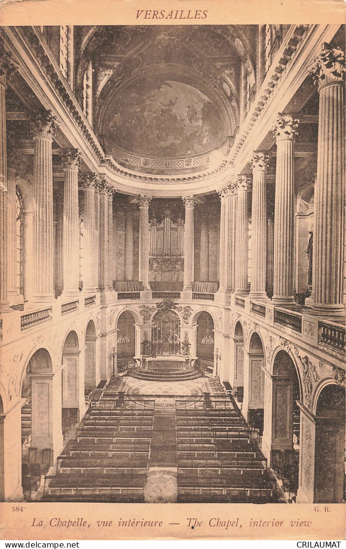 78-VERSAILLES LA CHAPELLE-N°T5279-C/0339 - Versailles (Kasteel)