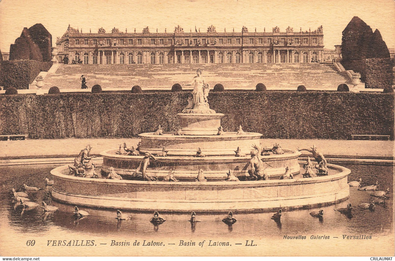 78-VERSAILLES LE PARC BASSIN DE LATONE-N°T5279-C/0331 - Versailles (Château)