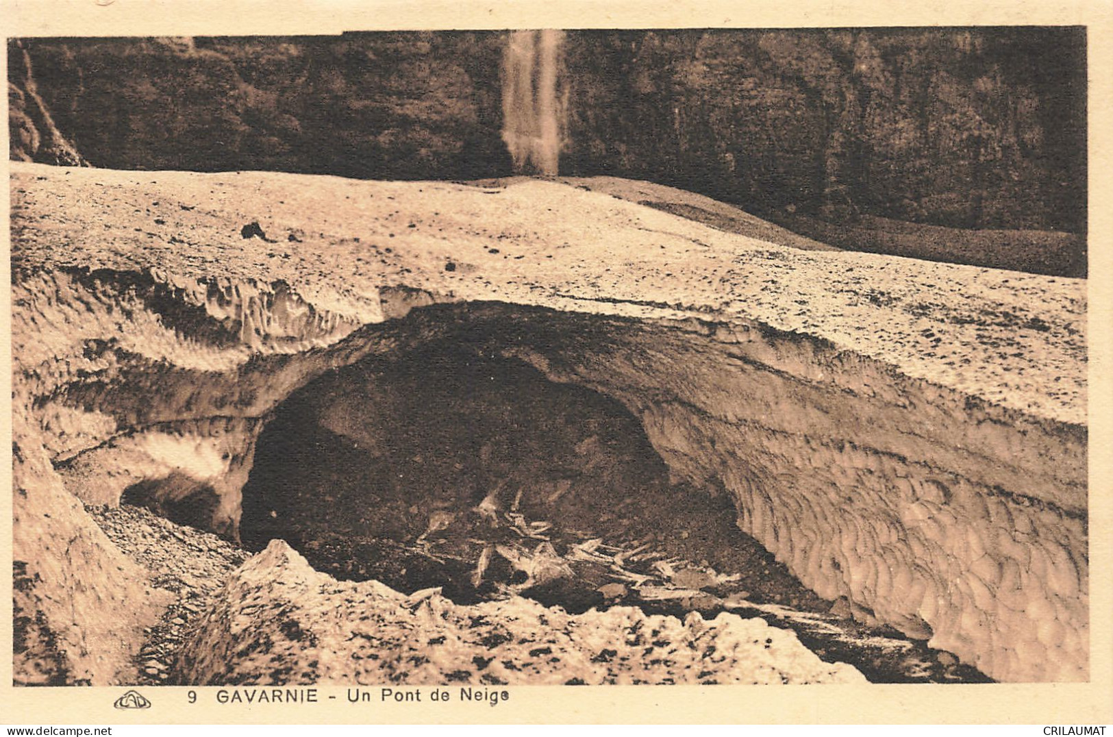 65-GAVARNIE UN PONT DE NEIGE-N°T5279-B/0385 - Gavarnie