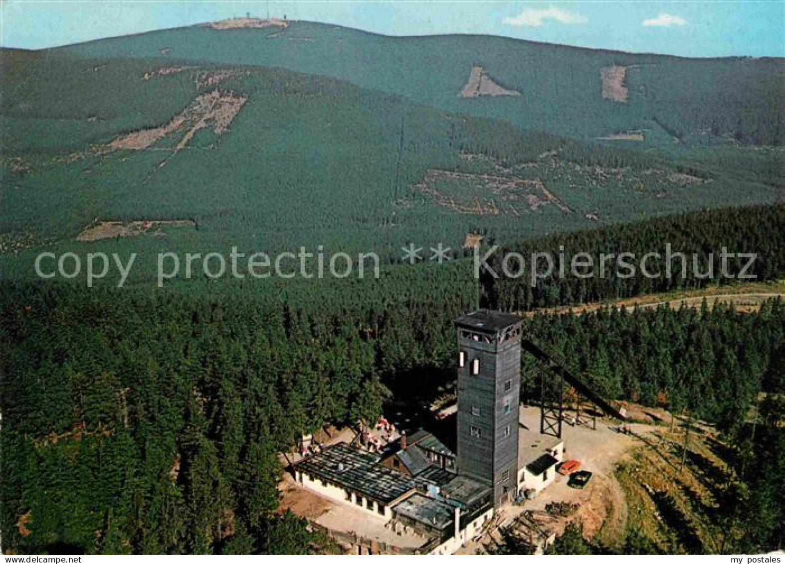 72852626 Braunlage Fliegeraufnahme Wurmbergschanze Mit Aussichtsturm Braunlage - Sonstige & Ohne Zuordnung