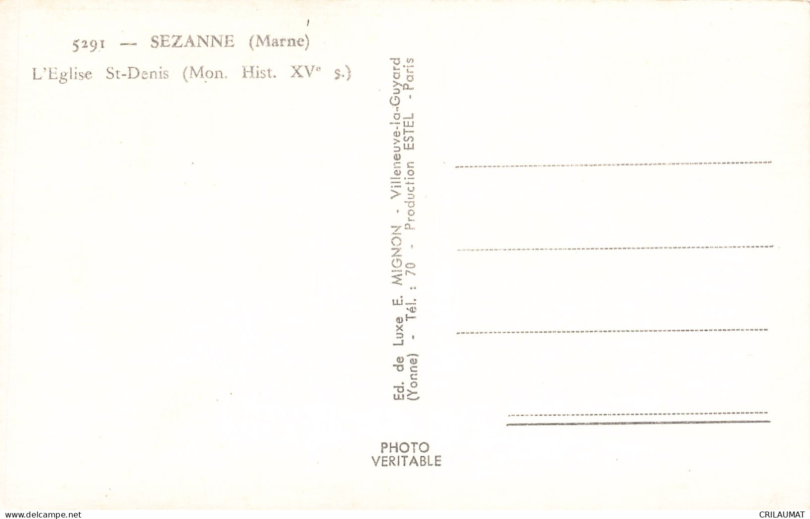 51-SEZANNE-N°T5279-G/0095 - Sezanne