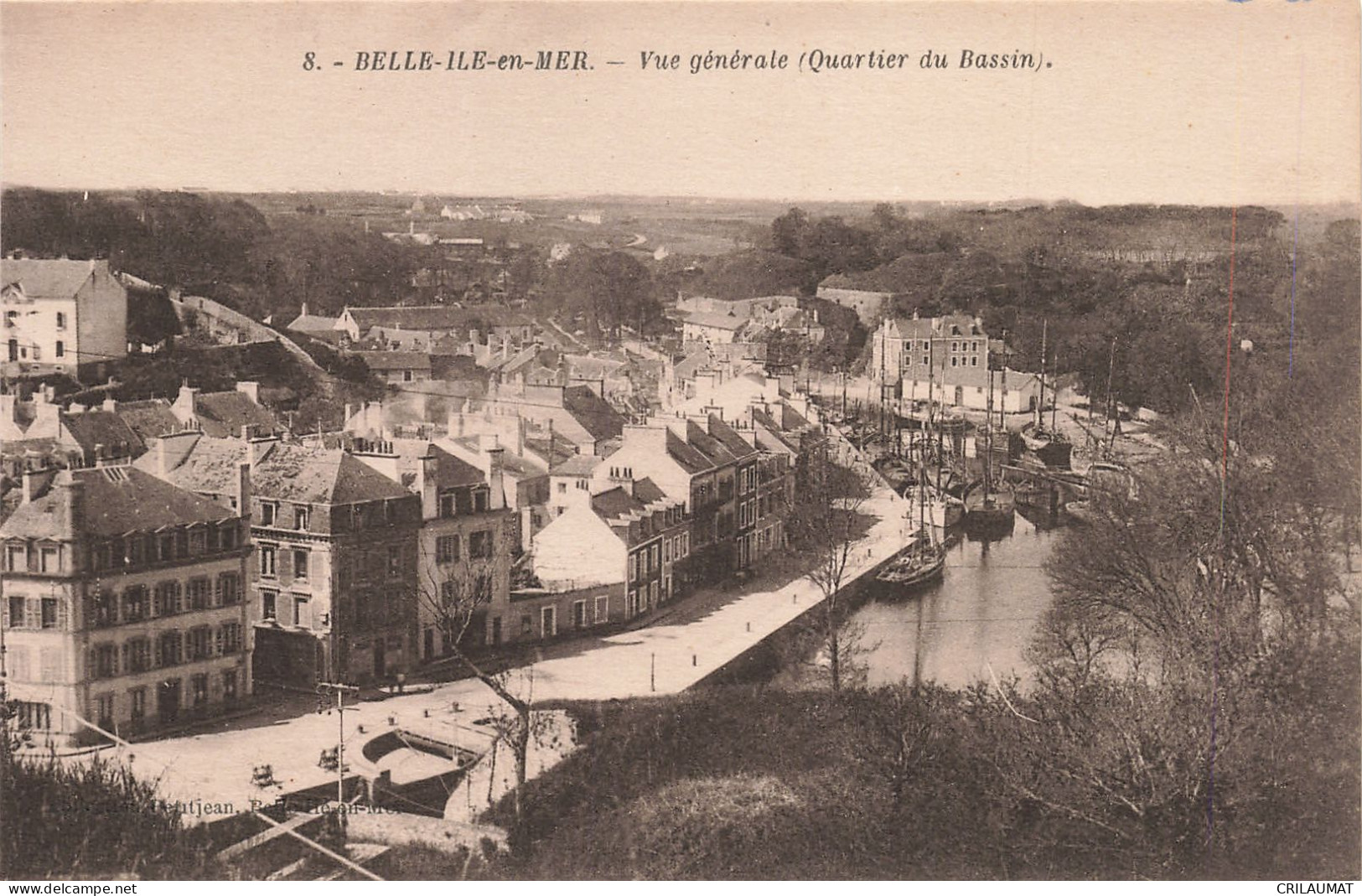 56-BELLE ILE EN MER QUARTIER DU BASSIN-N°T5279-G/0057 - Belle Ile En Mer