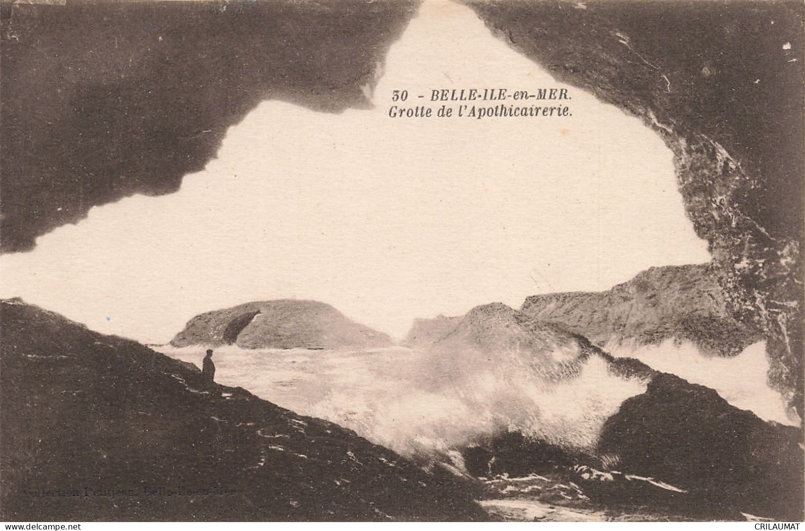 56-BELLE ILE EN MER GROTTE DE L APOTHICAIRERIE-N°T5279-G/0063 - Belle Ile En Mer