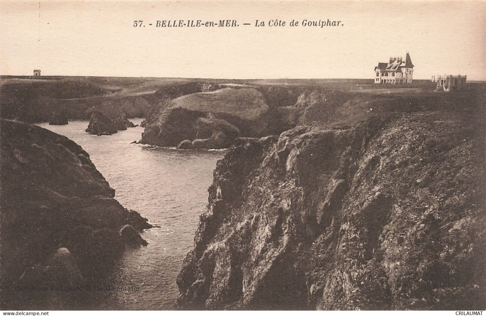 56-BELLE ILE EN MER LA COTE DE GOULPHAR-N°T5279-G/0067 - Belle Ile En Mer