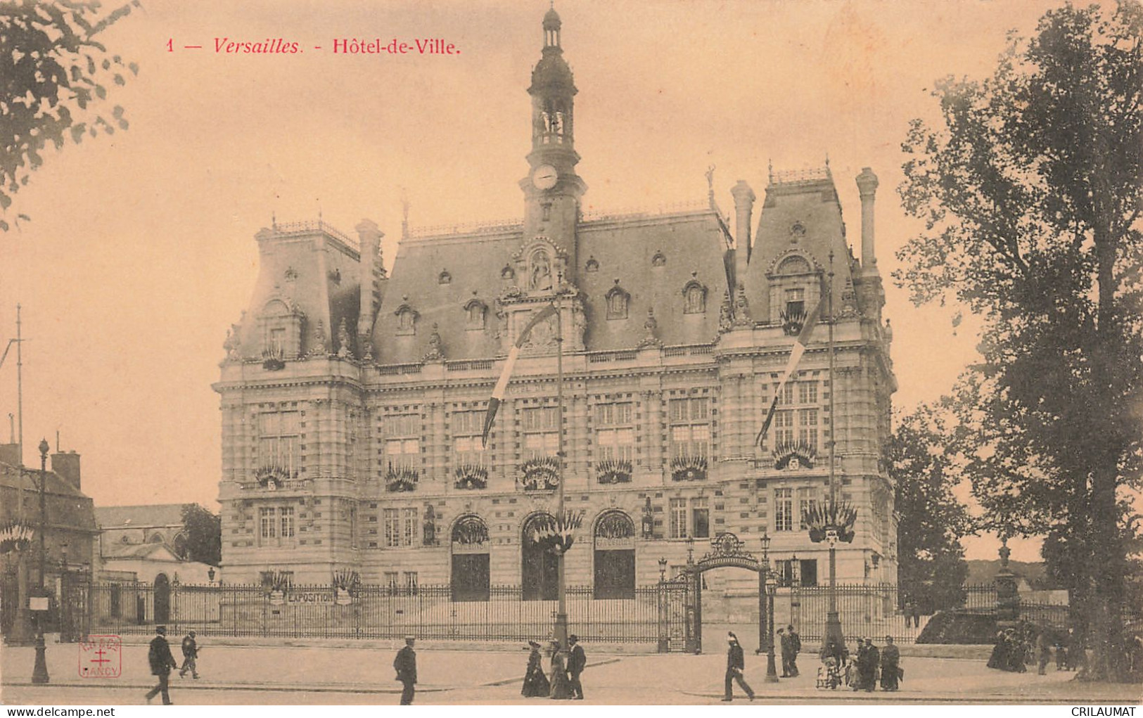 78-VERSAILLES HOTEL DE VILLE-N°T5279-F/0319 - Versailles (Château)