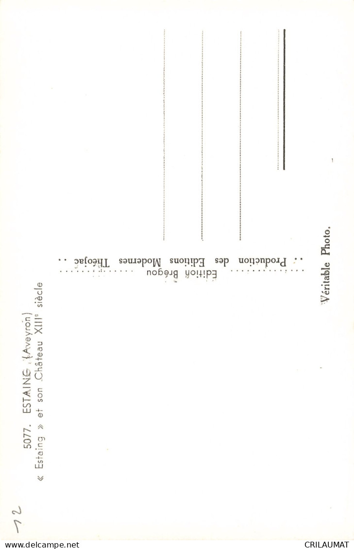 12-ESTAING-N°T5279-F/0247 - Andere & Zonder Classificatie