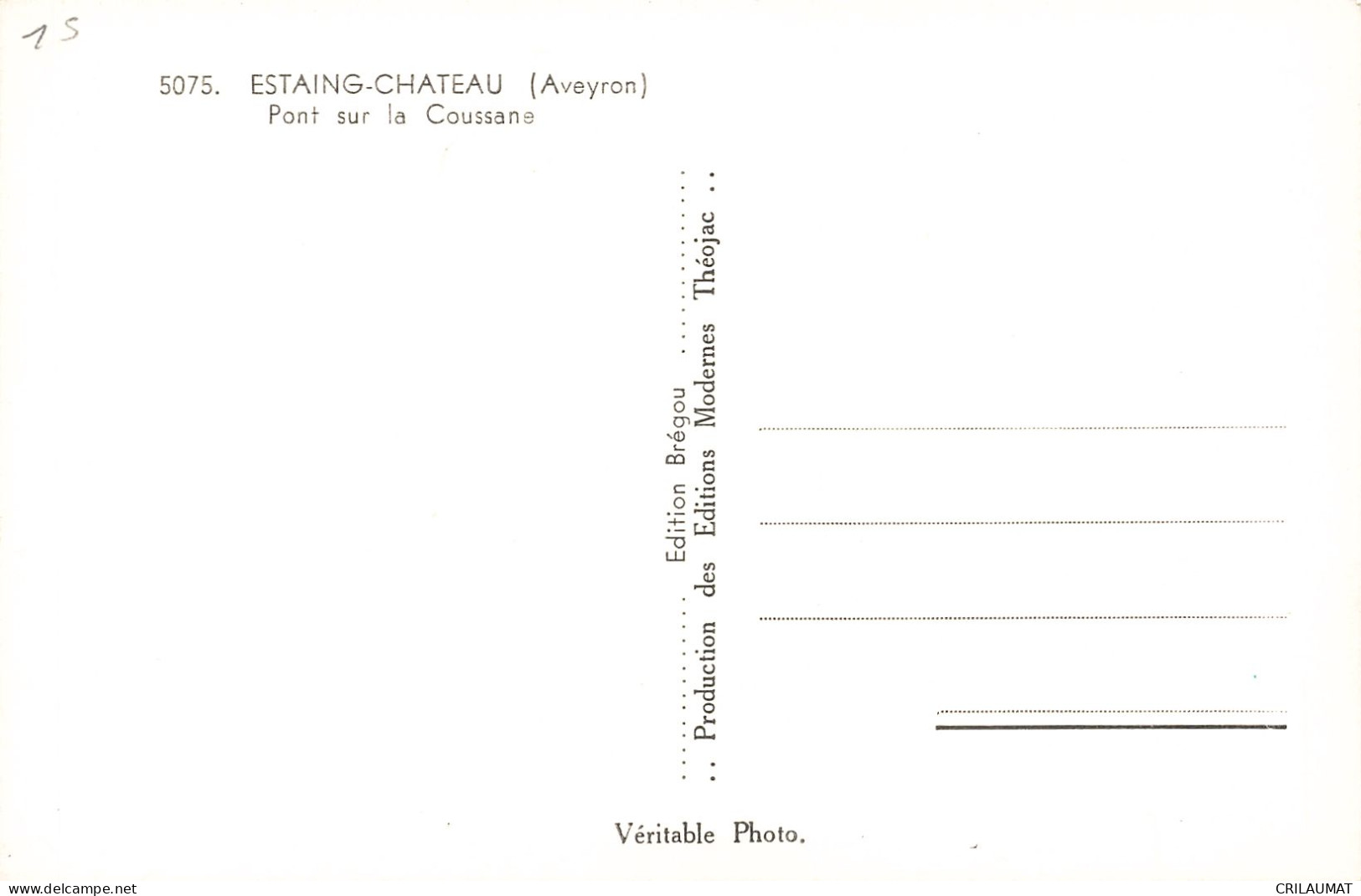 12-ESTAING CHÂTEAU-N°T5279-F/0243 - Andere & Zonder Classificatie