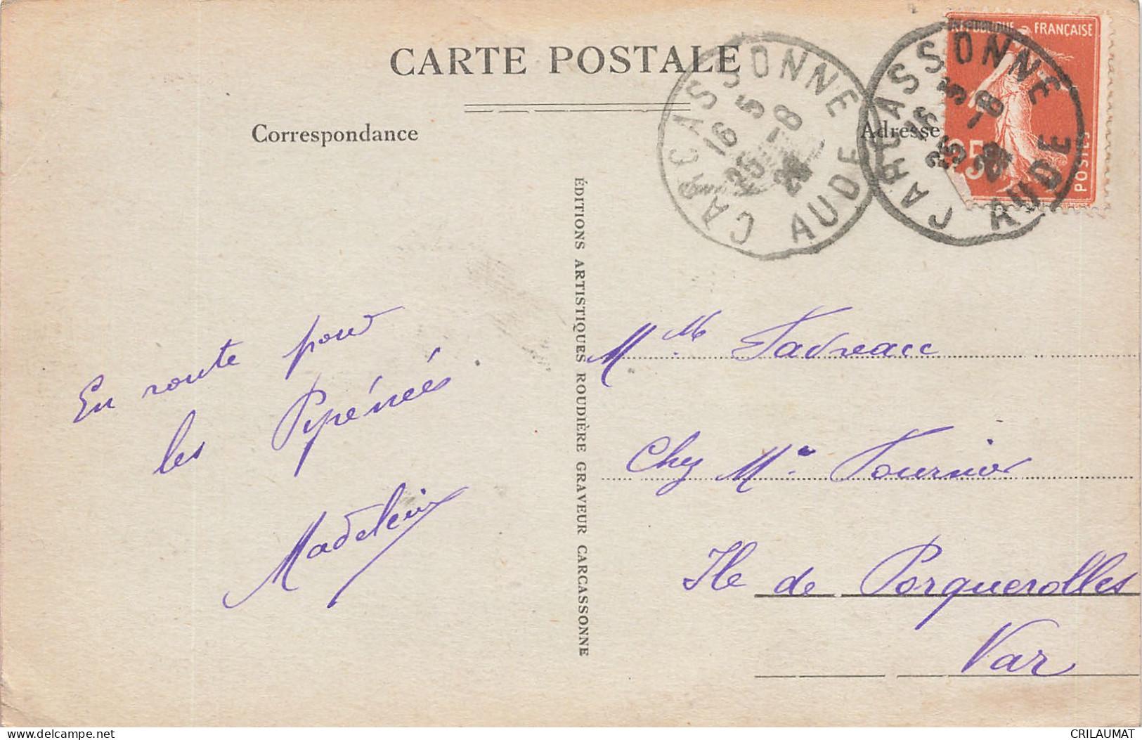 11-CARCASSONNE-N°T5279-F/0011 - Carcassonne