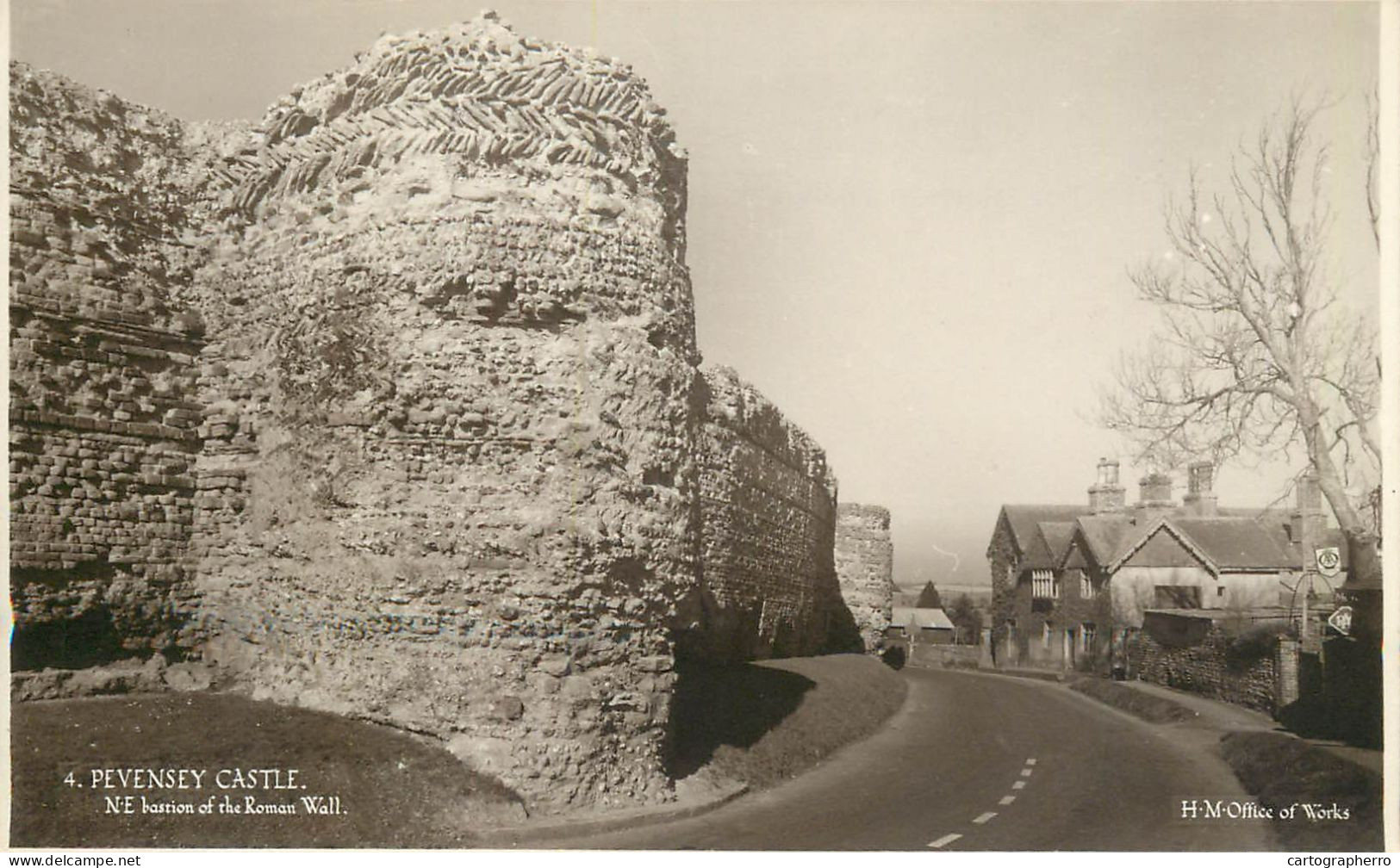 England Pevensey Castle Roman Wall N-E Bastion - Autres & Non Classés