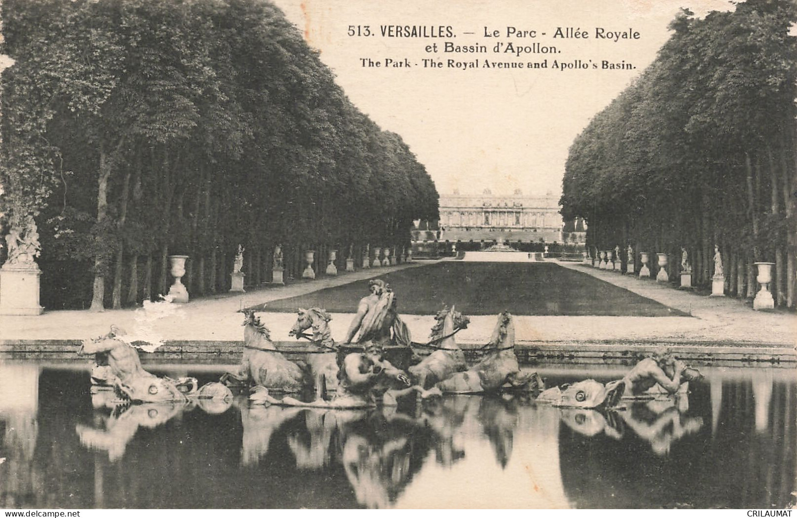 78-VERSAILLES LE PARC BASSIN D APOLLON-N°T5280-A/0399 - Versailles (Kasteel)