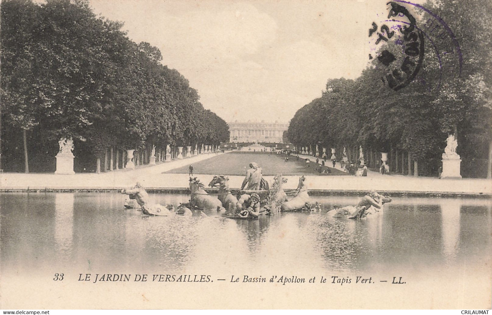 78-VERSAILLES LE JARDIN BASSIN D APOLLON-N°T5280-A/0225 - Versailles (Schloß)