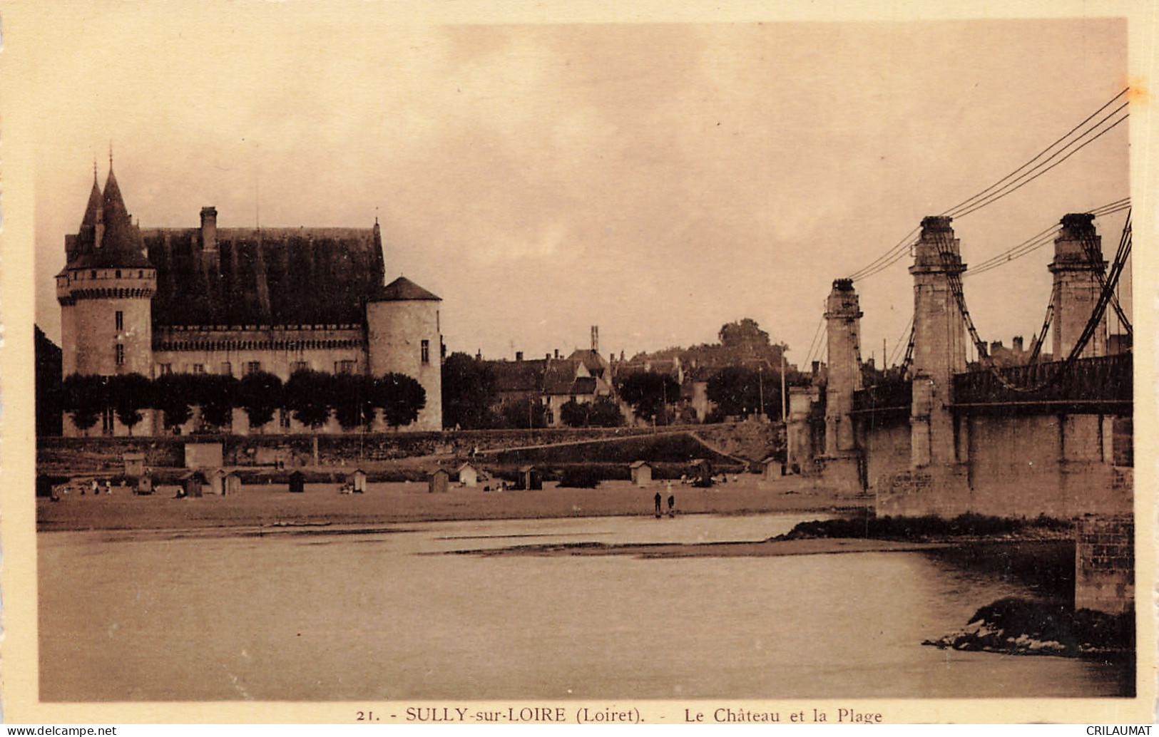 45-SULLY SUR LOIRE-N°T5280-A/0107 - Sully Sur Loire