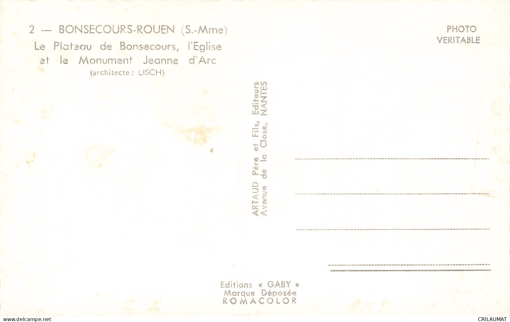 76-BONSECOURS ROUEN-N°T5279-H/0375 - Bonsecours