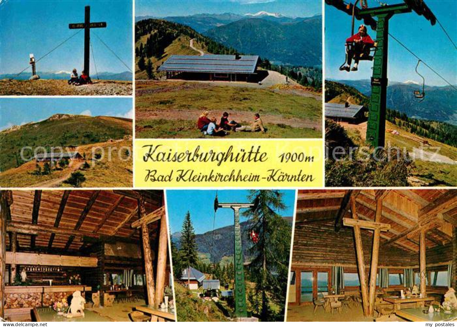 72852556 Bad Kleinkirchheim Kaernten Kaiserburghuette Gipfelkreuz Skilift Kleink - Altri & Non Classificati