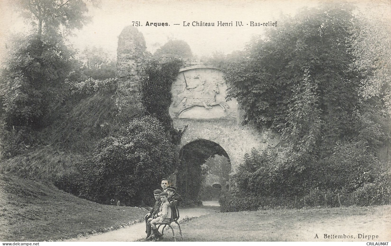 76-ARQUES LE CHÂTEAU HENRI IV-N°T5279-G/0317 - Arques-la-Bataille