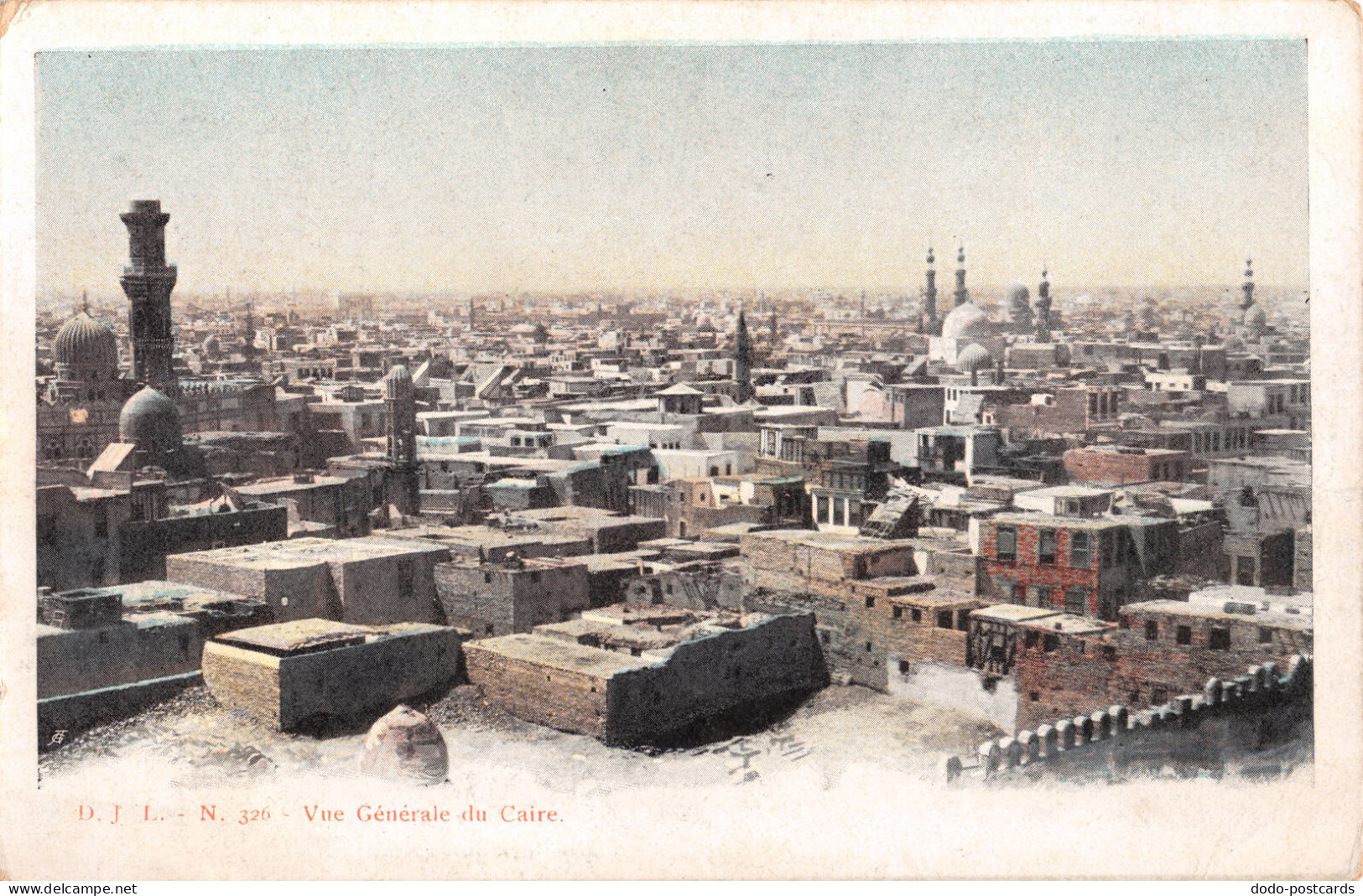 R331287 Vue Generale Du Caire. D. J. L. N. 326. Postcard - Welt