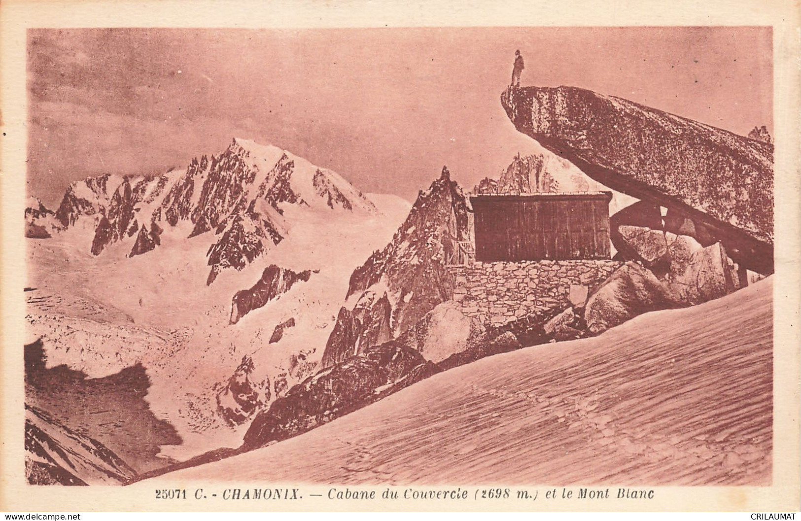 74-CHAMONIX CABANE DU COUVERCLE ET LE MONT BLANC-N°T5280-D/0211 - Chamonix-Mont-Blanc