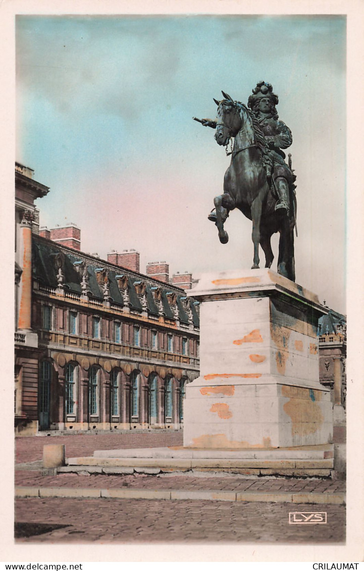 78-VERSAILLES LA STATUE DE LOUIS XIV-N°T5280-D/0181 - Versailles (Kasteel)