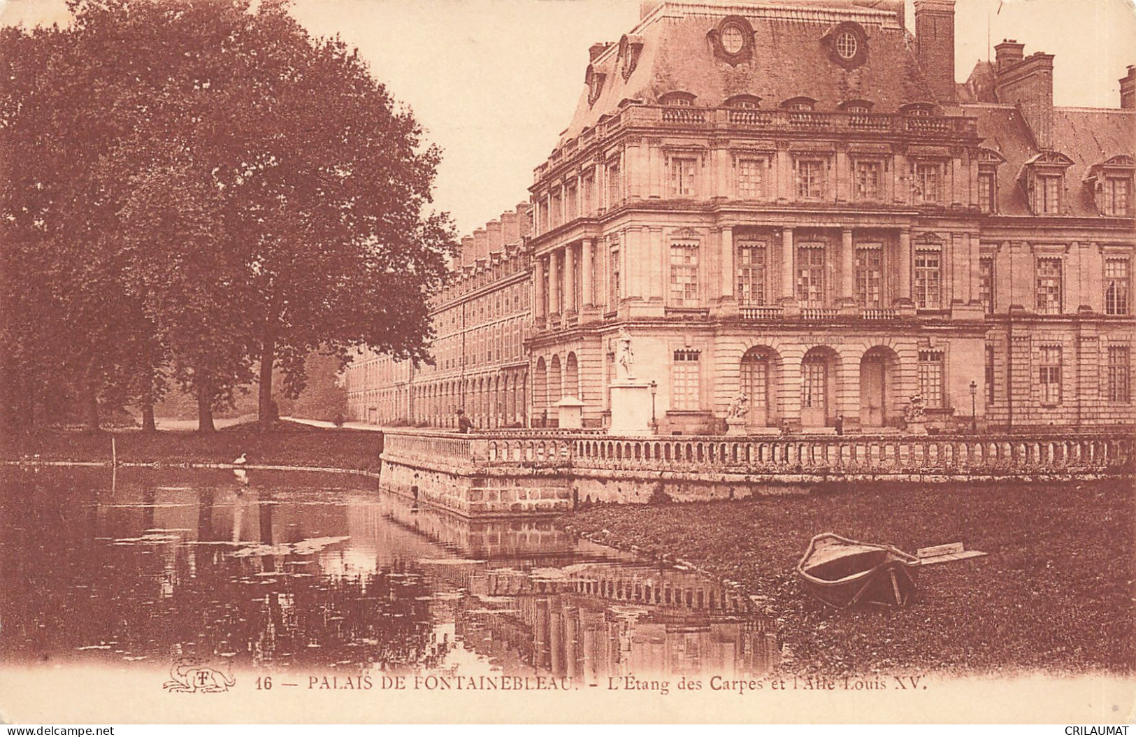 77-FONTAINEBLEAU LE PALAIS L ETANG DES CARPES-N°T5280-C/0159 - Fontainebleau