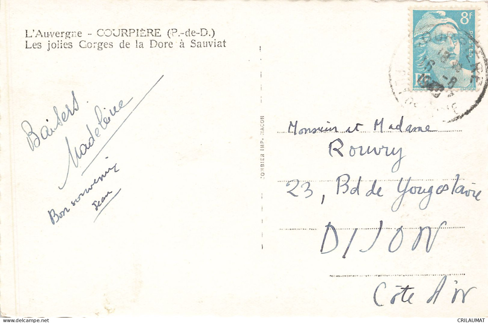 63-COURPIERE-N°T5280-C/0005 - Courpiere