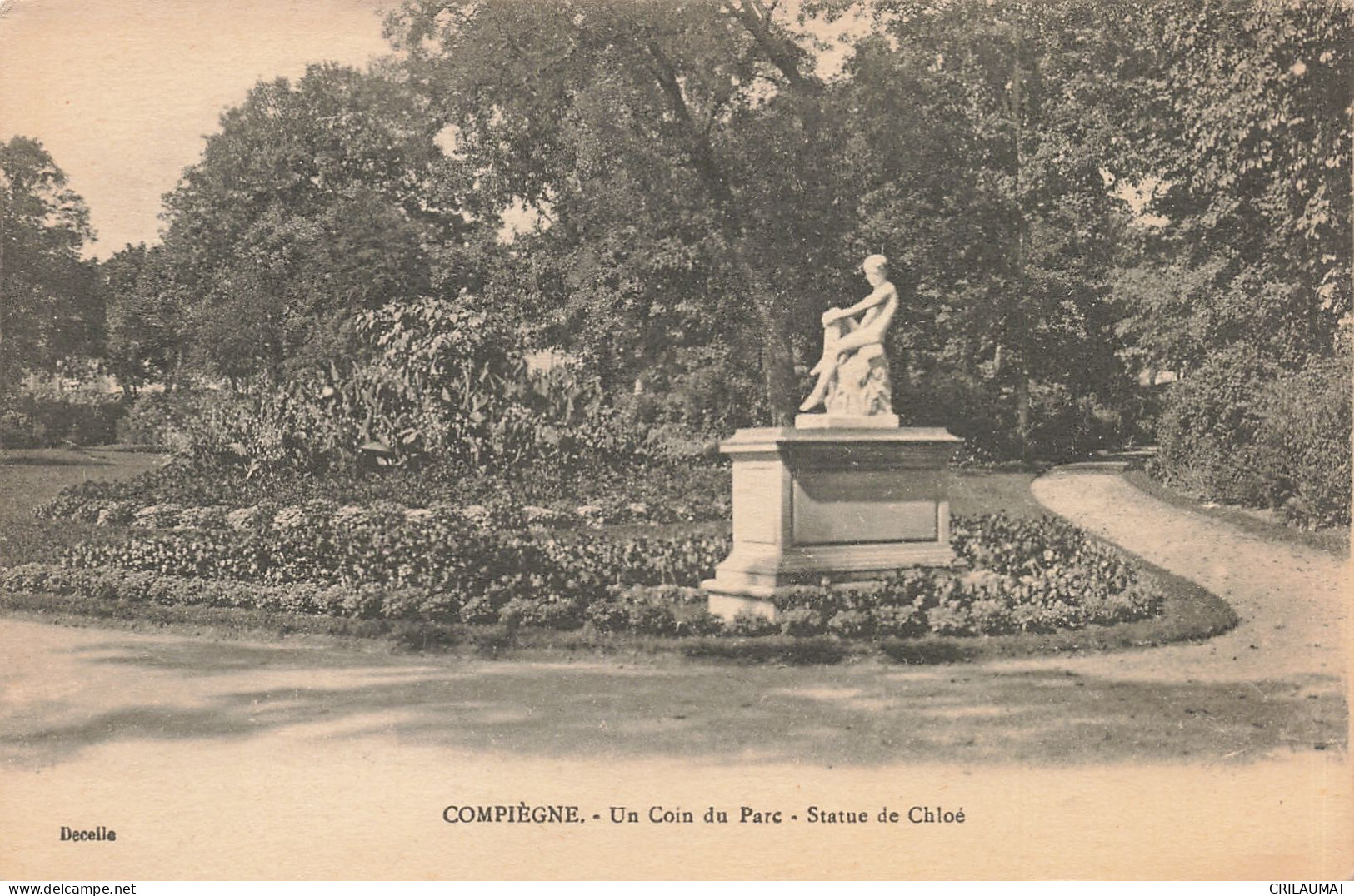 60-COMPIEGNE LE PARC STATUE DE CHLOE-N°T5280-C/0009 - Compiegne