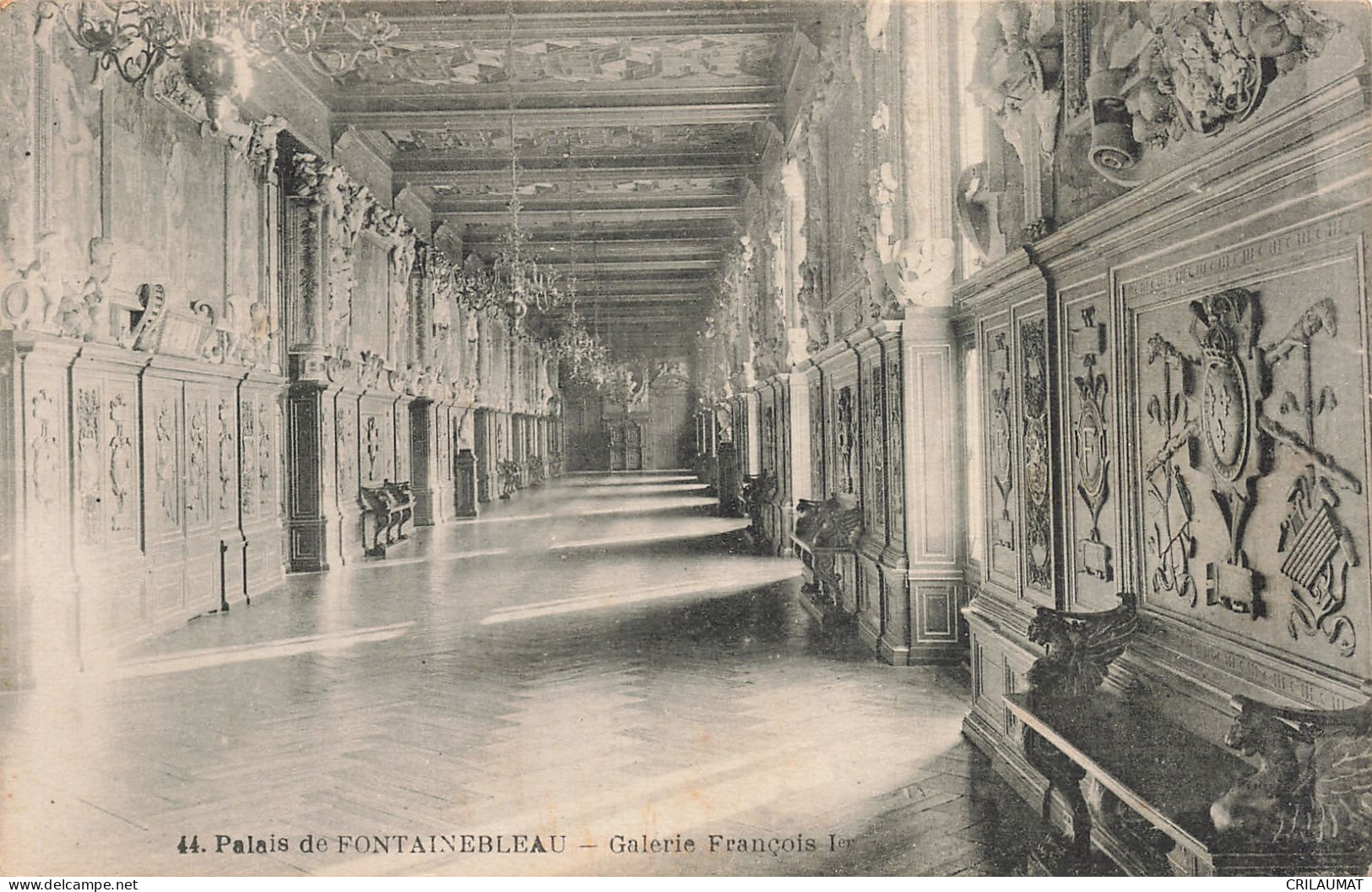 77-FONTAINEBLEAU LE PALAIS GALERIE FRANCOIS 1ER-N°T5280-B/0397 - Fontainebleau