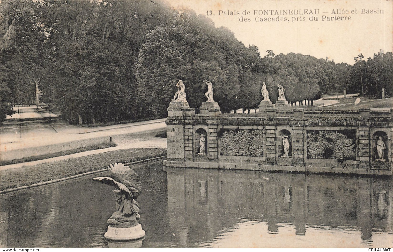 77-FONTAINEBLEAU LE PALAIS BASSIN DES CASCADES-N°T5280-B/0383 - Fontainebleau