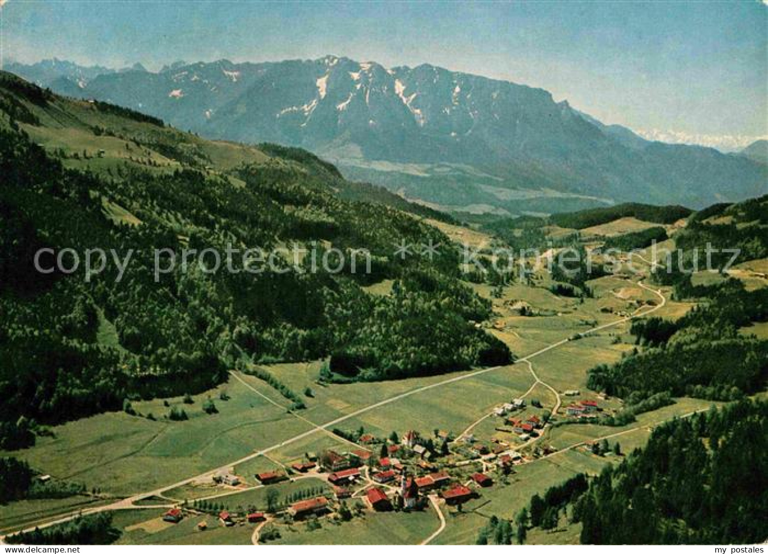 72852101 Sachrang Chiemgau Kaisergebirge Fliegeraufnahme Sachrang - Andere & Zonder Classificatie