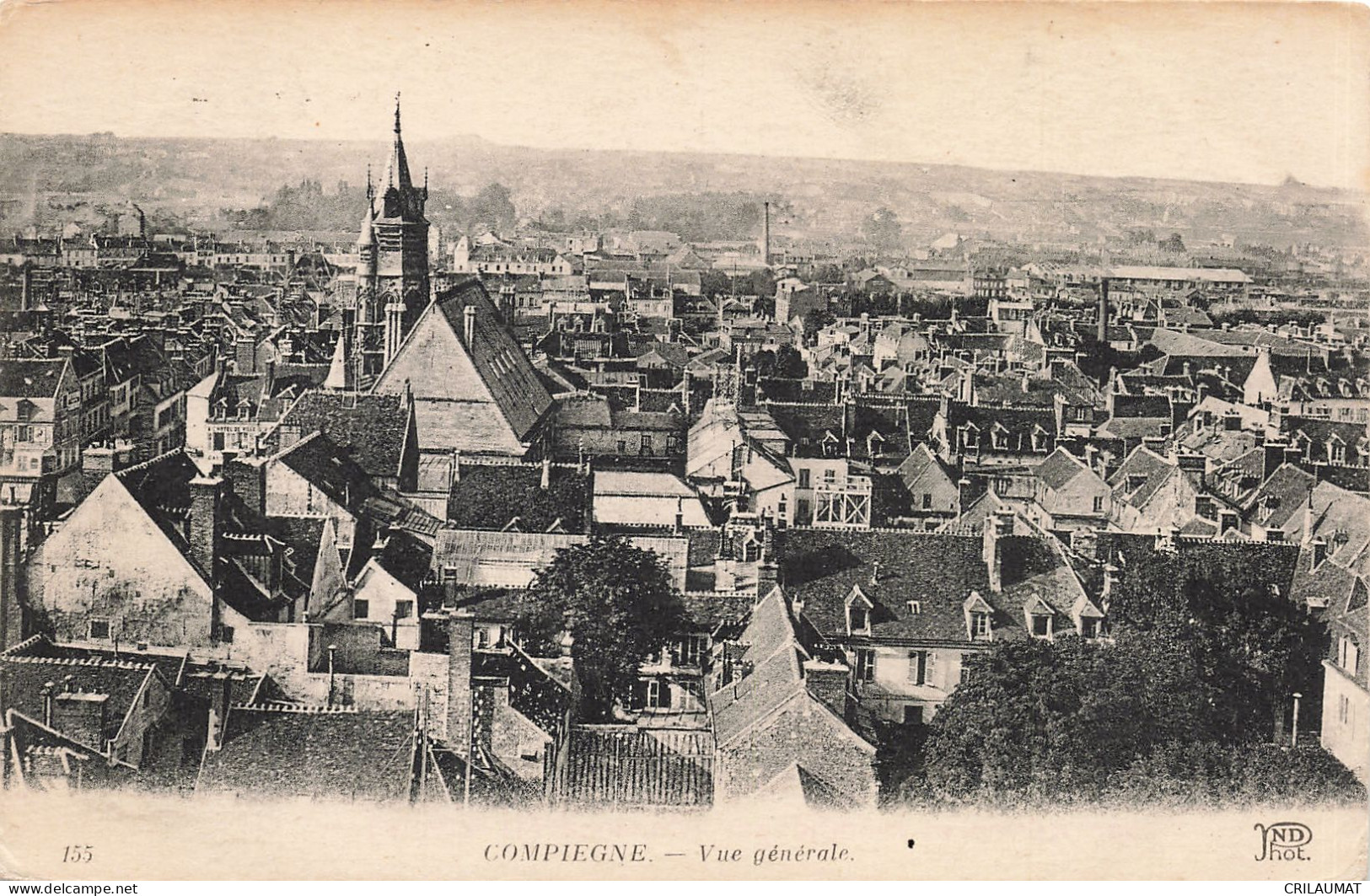 60-COMPIEGNE VUE GENERALE-N°T5280-B/0333 - Compiegne