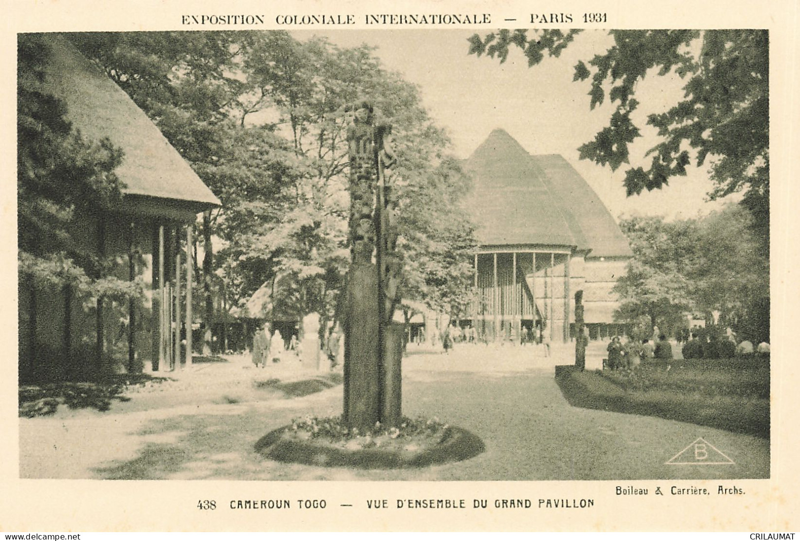 75-PARIS EXPOSITION COLONIALE INTERNATIONALE 1931 CAMEROUN TOGO-N°T5280-B/0039 - Expositions