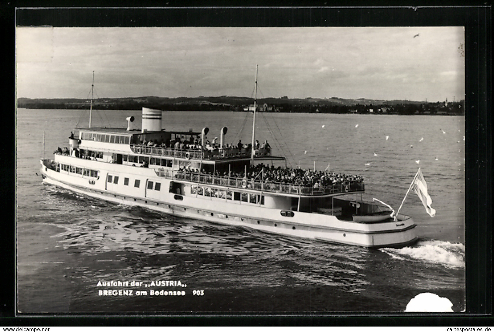 AK Bregenz, Ausfahrt Der Austria, Bodensee  - Autres & Non Classés