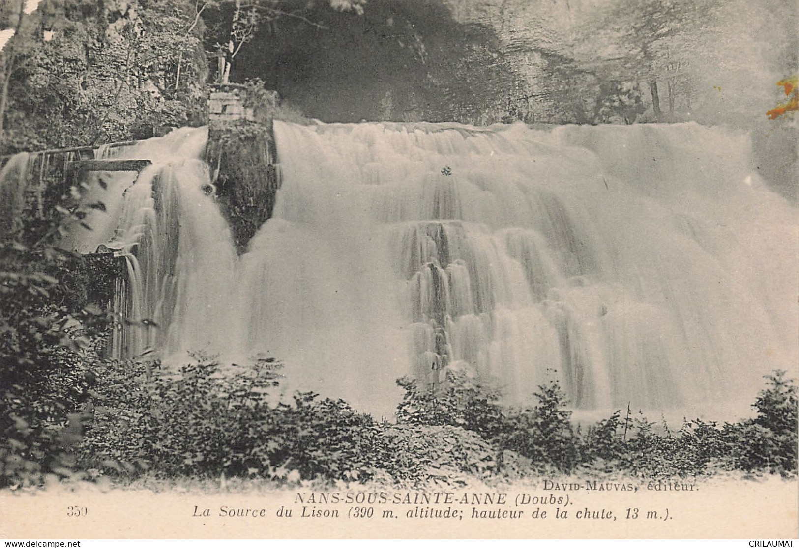 25-NANS SOUS SAINTE ANNE LA SOURCE DU LISON-N°T5280-F/0257 - Sonstige & Ohne Zuordnung